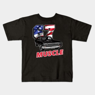 67 Muscle Black Variant Kids T-Shirt